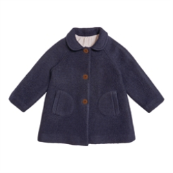 Huttelihut Siti coat dobble layer - Navy